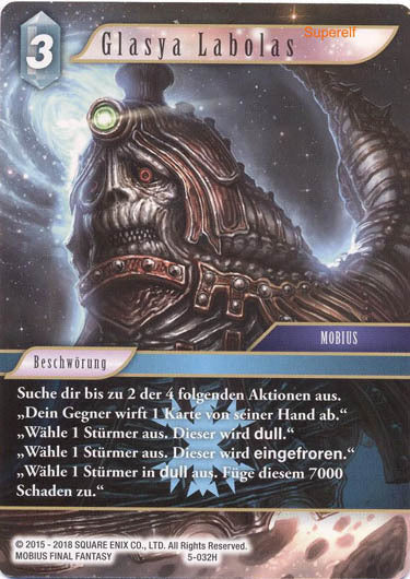 Final Fantasy Opus 5-032 H Glasya Labolas Blitz