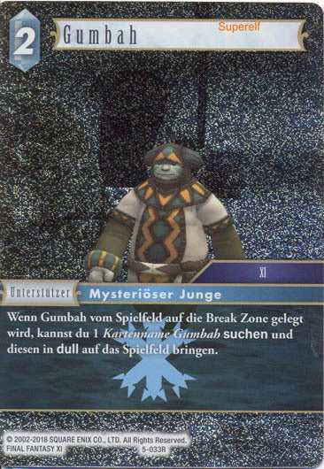 Final Fantasy Opus 5-033 R Gumbah Blitz