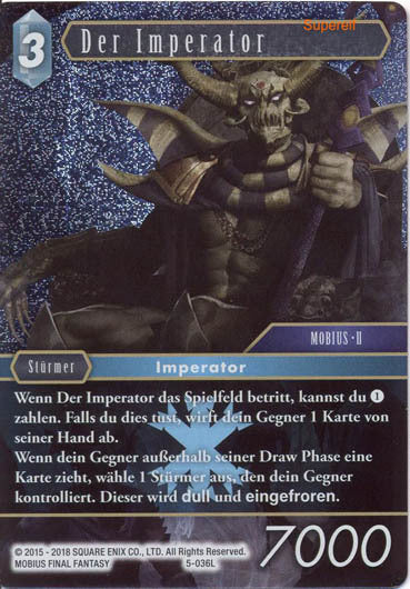 Final Fantasy Opus 5-036 L Der Imperator Eis