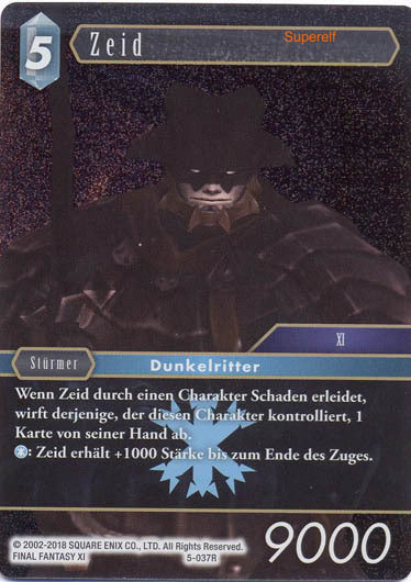 Final Fantasy Opus 5-037 R Zeid Blitz