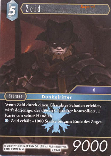 Final Fantasy Opus 5-037 R Zeid Blitz