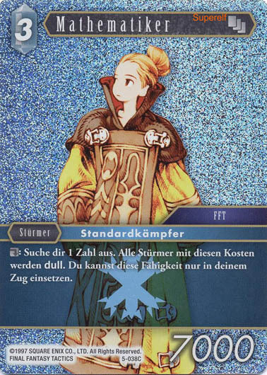 Final Fantasy Opus 5-038 C Mathematiker Blitz