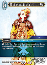 Final Fantasy Opus 5-038 C Mathematiker Blitz