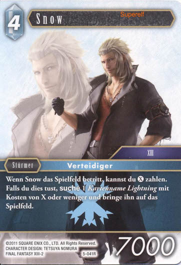 Final Fantasy Opus 5-041 R Snow Blitz