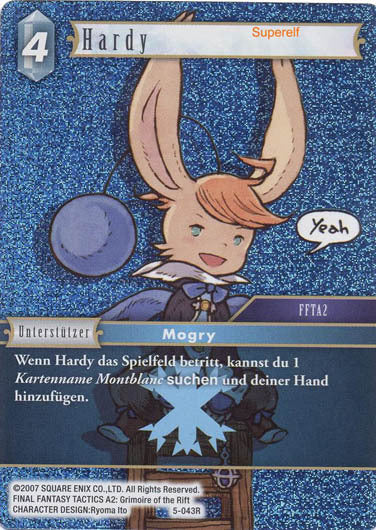 Final Fantasy Opus 5-043 R Hardy Blitz