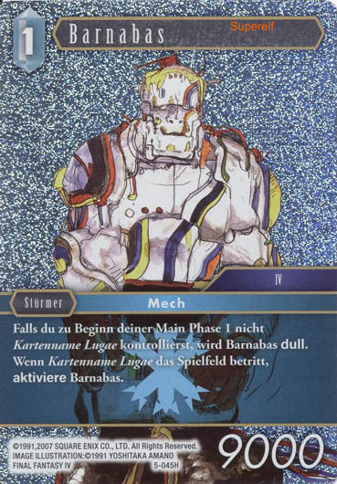 Final Fantasy Opus 5-045 H Barnabas Blitz