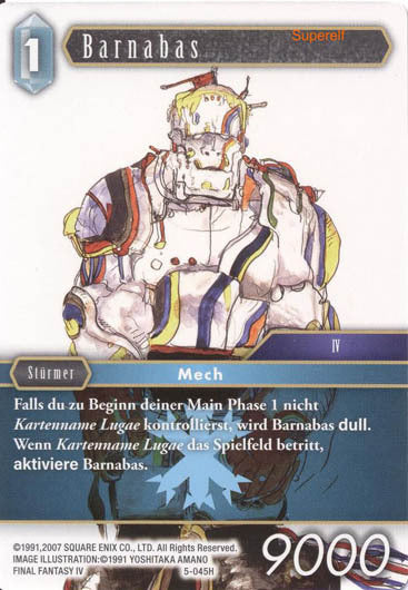 Final Fantasy Opus 5-045 H Barnabas Blitz