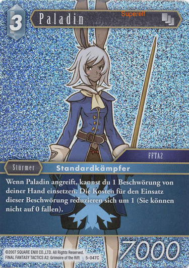 Final Fantasy Opus 5-047 C Paladin Blitz
