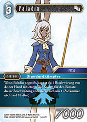 Final Fantasy Opus 5-047 C Paladin Blitz