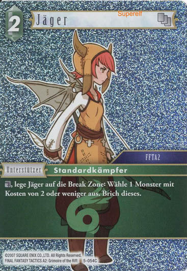 Final Fantasy Opus 5-054 C Jäger Wind