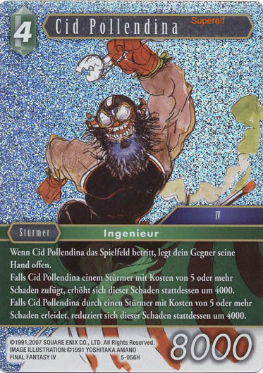 Final Fantasy Opus 5-056 H Cid Pollendina Wind