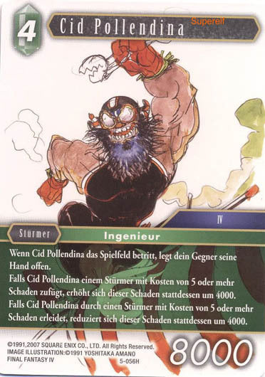 Final Fantasy Opus 5-056 H Cid Pollendina Wind