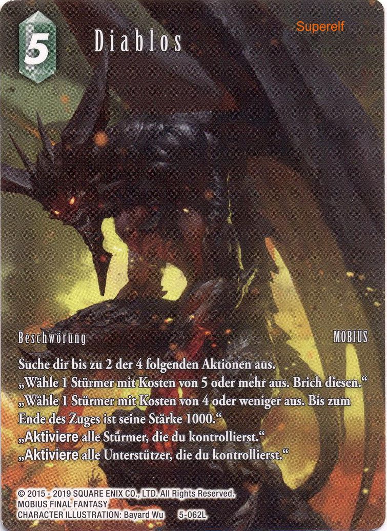 Promokarte 5-062L Diablos  Variante Full Art