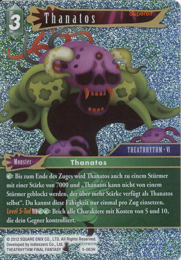 Final Fantasy Opus 5-063 H Thanatos Wind