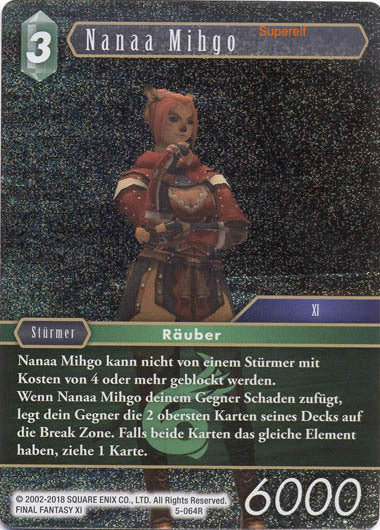 Final Fantasy Opus 5-064 R Nanaa Mihgo Wind