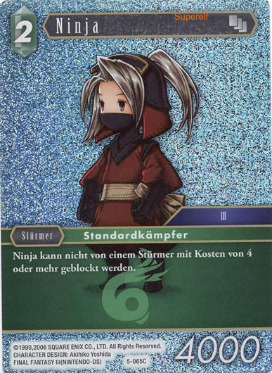 Final Fantasy Opus 5-065 C Ninja Wind