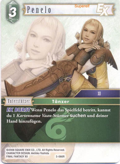 Final Fantasy Opus 5-066 R Penelo Wind