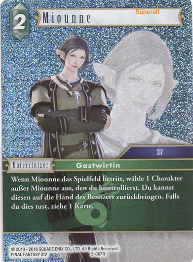 Final Fantasy Opus 5-067 R Miounne Wind