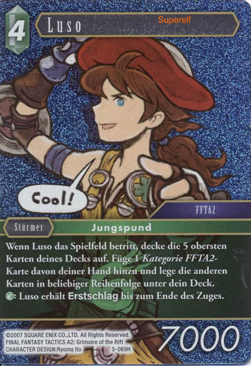 Final Fantasy Opus 5-069 H Luso Wind