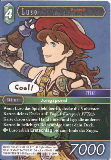 Final Fantasy Opus 5-069 H Luso Wind