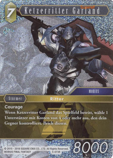 Final Fantasy Opus 5-073 R Ketzerritter Garland Erde