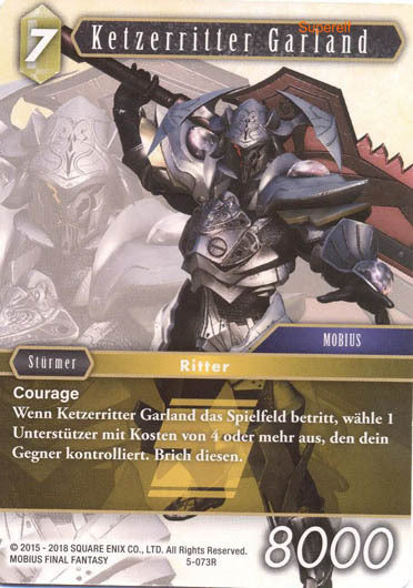 Final Fantasy Opus 5-073 R Ketzerritter Garland Erde