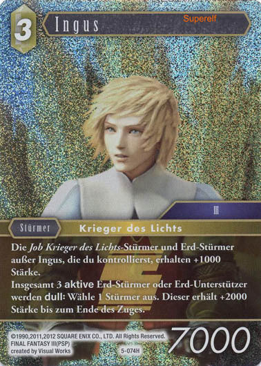 Final Fantasy Opus 5-074 H Ingus Erde