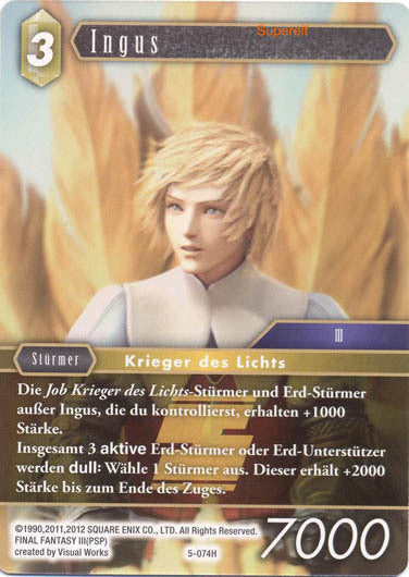 Final Fantasy Opus 5-074 H Ingus Erde