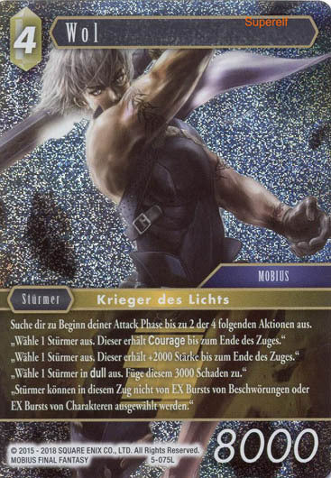 Final Fantasy Opus 5-075 L Wol Erde