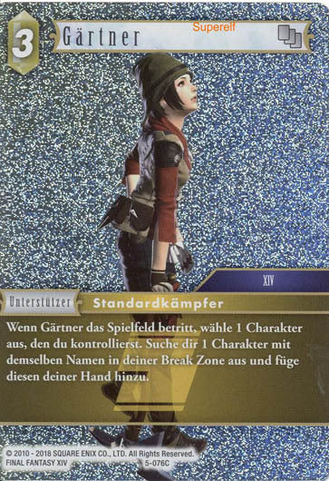Final Fantasy Opus 5-076 C Gärtner Erde