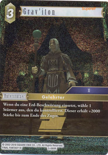 Final Fantasy Opus 5-080 R Grav´iton Erde