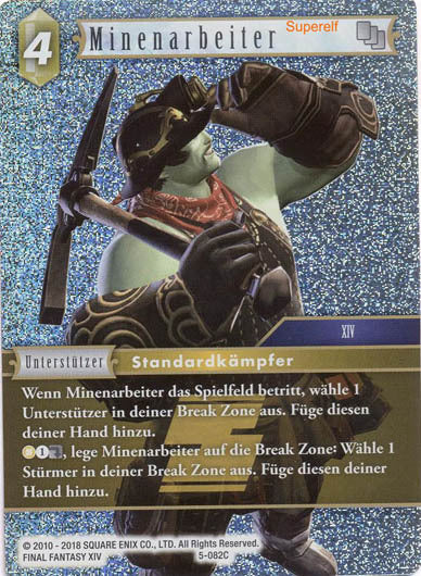 Final Fantasy Opus 5-082 C Minenarbeiter Erde