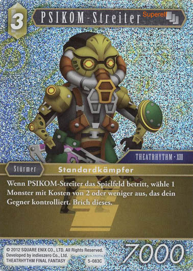 Final Fantasy Opus 5-083 C PSIKOM-Streiter Erde