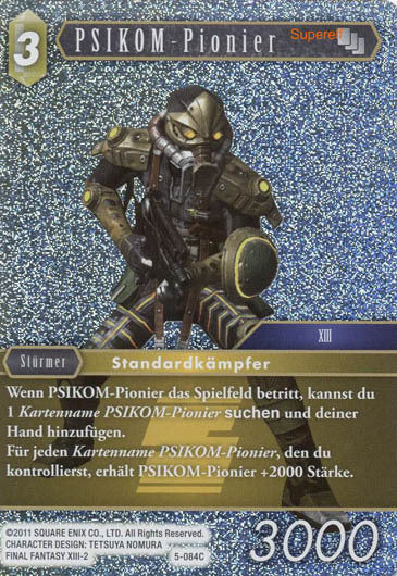 Final Fantasy Opus 5-084 C PSIKOM-Pionier Erde
