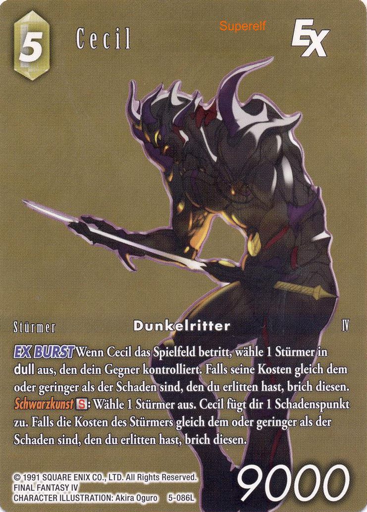 Final Fantasy Opus 5-086 L Cecil Erde