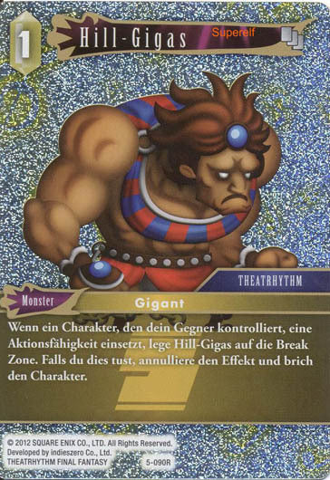 Final Fantasy Opus 5-090 R Hill-Gigas Erde
