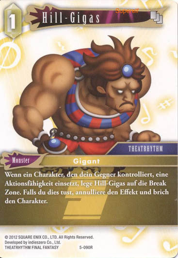 Final Fantasy Opus 5-090 R Hill-Gigas Erde