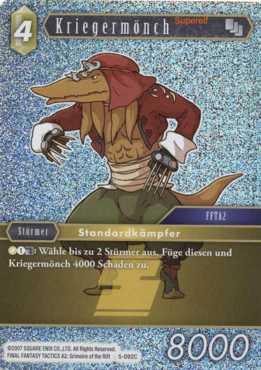 Final Fantasy Opus 5-092 C Kriegermönch Erde