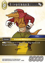 Final Fantasy Opus 5-092 C Kriegermönch Erde