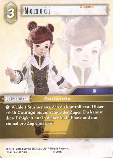 Final Fantasy Opus 5-094 R Momodi Erde