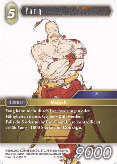 Final Fantasy Opus 5-095 H Yang Erde