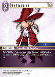 Final Fantasy Opus 5-097 C Rotmagier Blitz