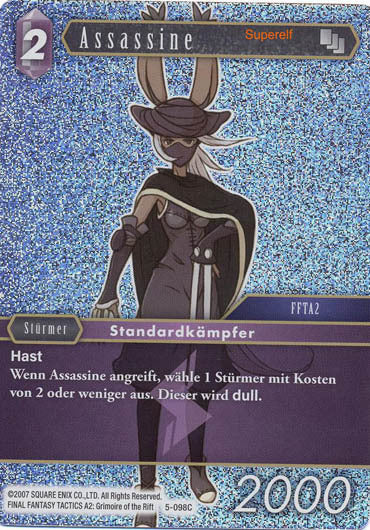 Final Fantasy Opus 5-098 C Assassine Blitz