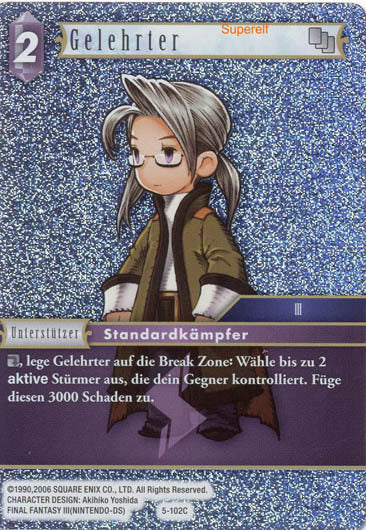 Final Fantasy Opus 5-102 C Gelehrter Blitz