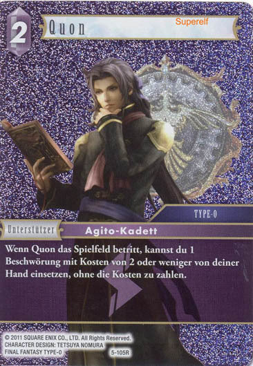 Final Fantasy Opus 5-105 R Quon Blitz