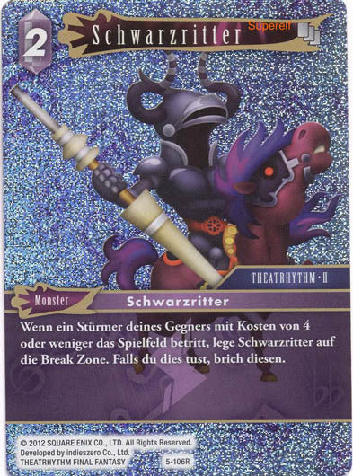 Final Fantasy Opus 5-106 R Schwarzritter Blitz