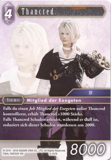 Final Fantasy Opus 5-107 H Thancred Blitz