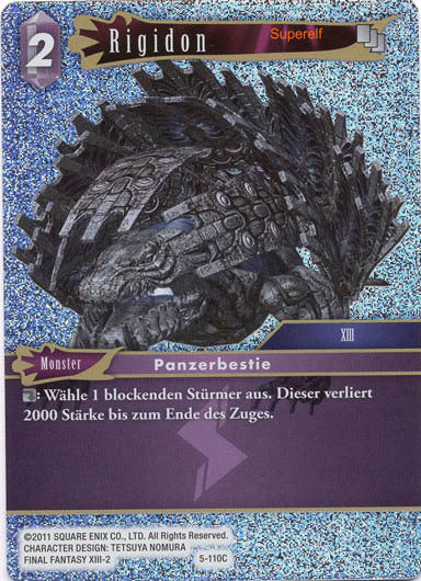 Final Fantasy Opus 5-110 C Rigidon Blitz