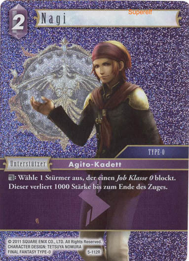 Final Fantasy Opus 5-112 R Nagi Blitz