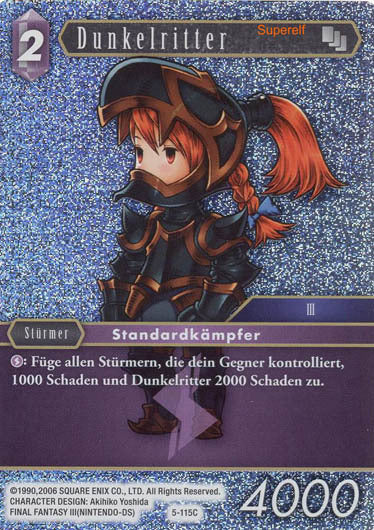Final Fantasy Opus 5-115 C Dunkelritter Blitz